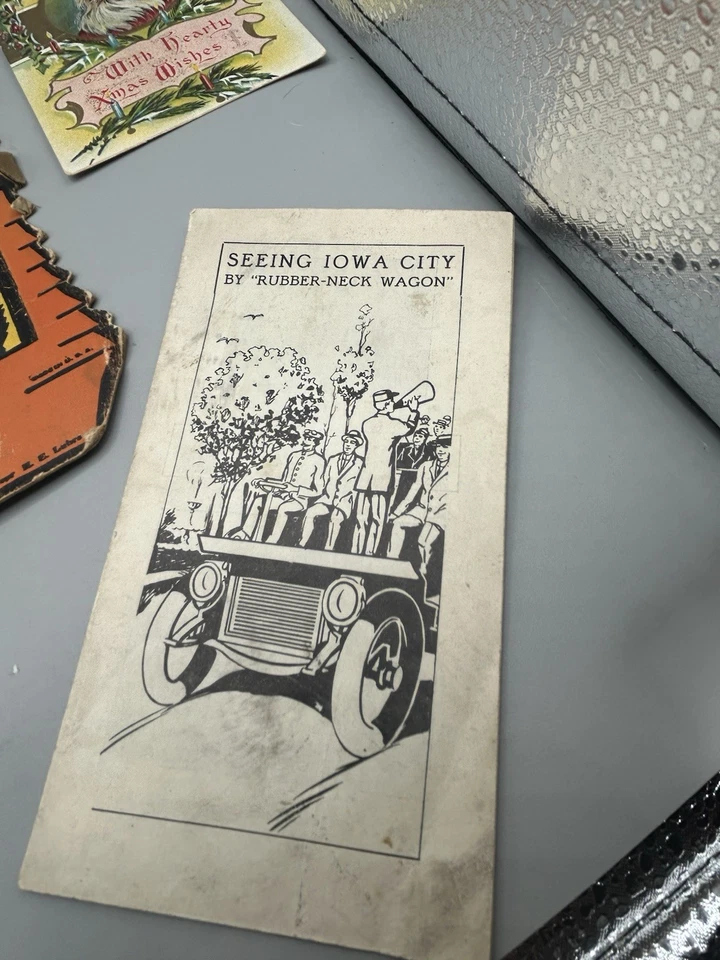 Lote de 4 tarjetas navideñas de felicitación de temporada vintage de Halloween EE. UU. Foto 3 de 4