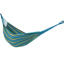 2-Person Woven Cotton Brazilian Hammock - Sea Grass by Sunnydaze