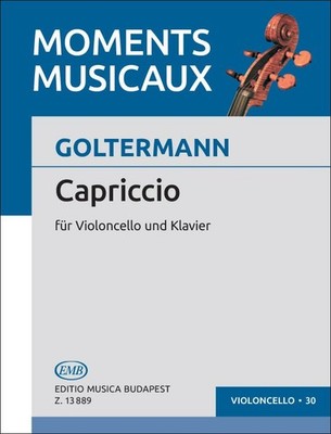 Capriccio MM-30 Piano, Cello Music Goltermann Editio Musica Budapest Zeneműkiadó