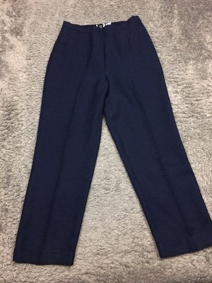 Sag Harbor Dress Pants Womens Size 12 Dark Blue Size Zip