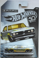 Hot Wheels 1968 Plymouth Barracuda Formula S 50Th Zamac Flames 3/8 Neu/Ovp HW 68
