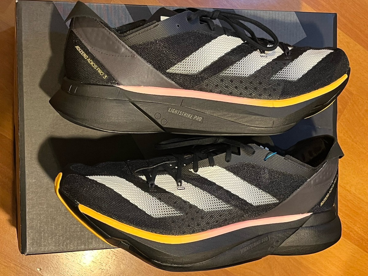 Adidas Adios Pro 3 - Core Black/ Metallic/ Spark (IG6439) - 13.0