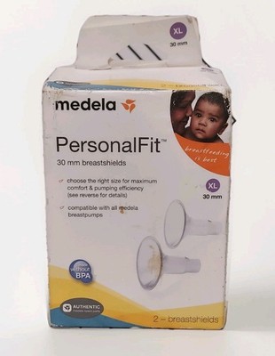   Medela PersonalFit Breastshields 2pk XL 30mm DISTRESSED BOX AS SHOWN 