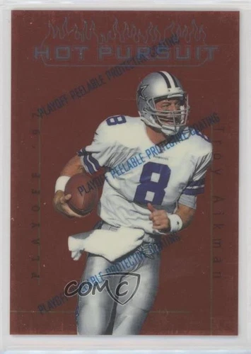 1997 Playoff First & Ten Hot Pursuit Troy Aikman #26 HOF