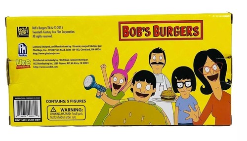 Bob's Burgers Sammlerstück 5 Stück Mini 4 in Actionfigur NEU  - Bild 2 von 5