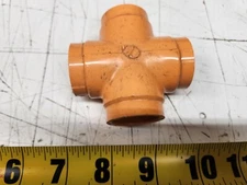 (7 Pack) Tyco Fire Products 80009 3/4" Socket Orange Schedule 40 CPVC Cross New