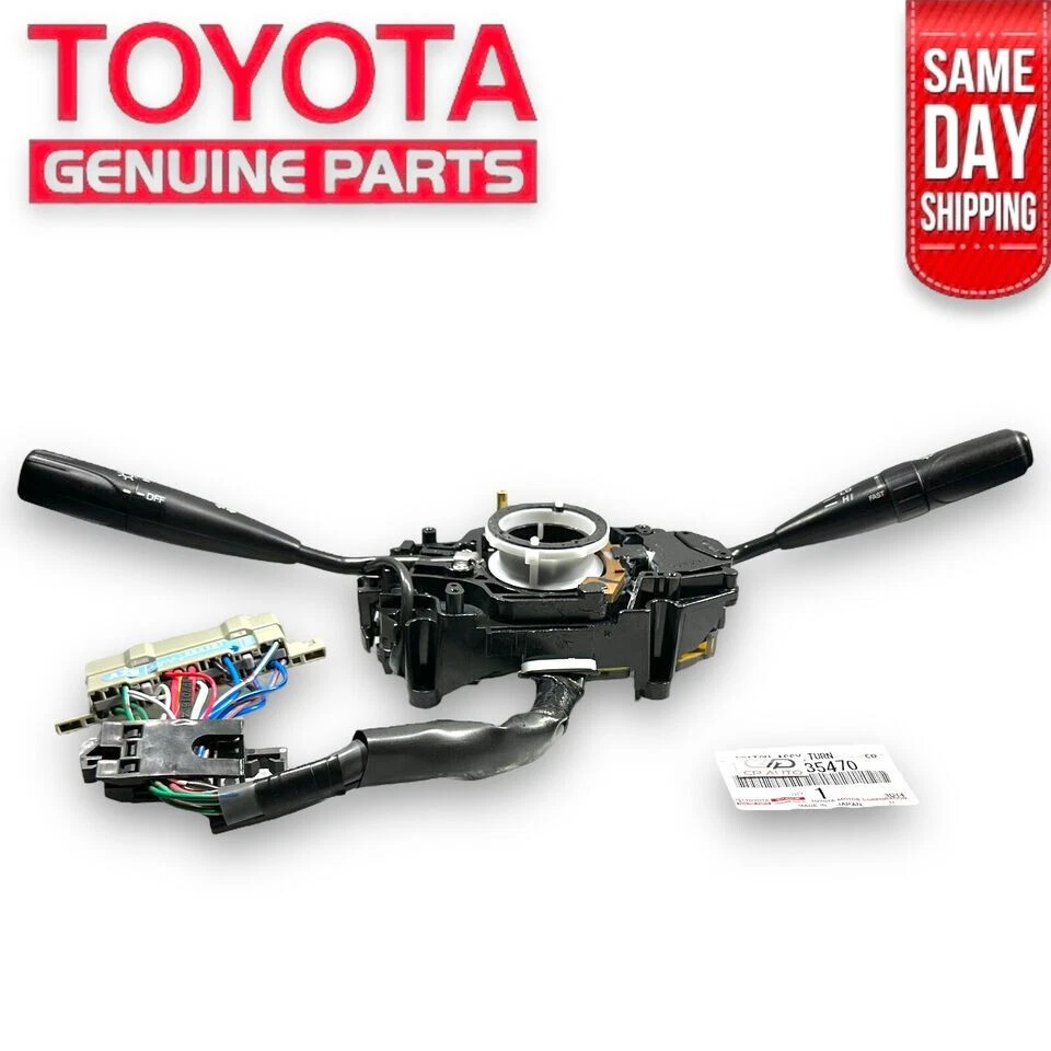 90-95 TOYOTA PICKUP COLUMNA DE DIRECCIÓN INTERMITENTE INTERRUPTOR DE FAROS OEM NUEVO Foto 2 de 4