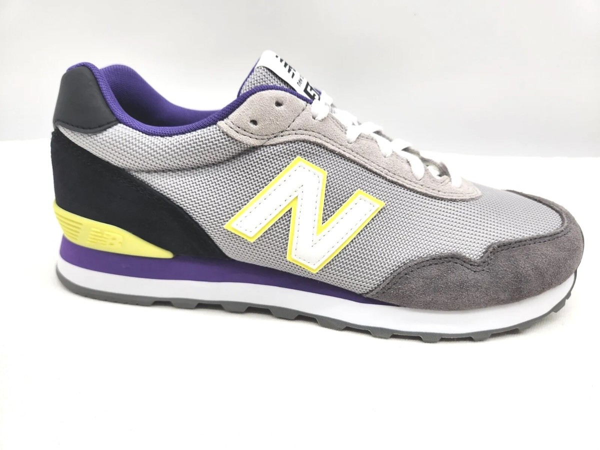 New Balance 515 Men Size 11.5 D Sneaker Gray Black Lemon Purple Shoes ML515SL3 New Balance 515 Men Size 9 Sneaker Gray Black Lemon Purple  main image 2