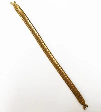 Speidel Original New Bronze Tone Expandable Stretch C-Ring Steel Back Watch Band