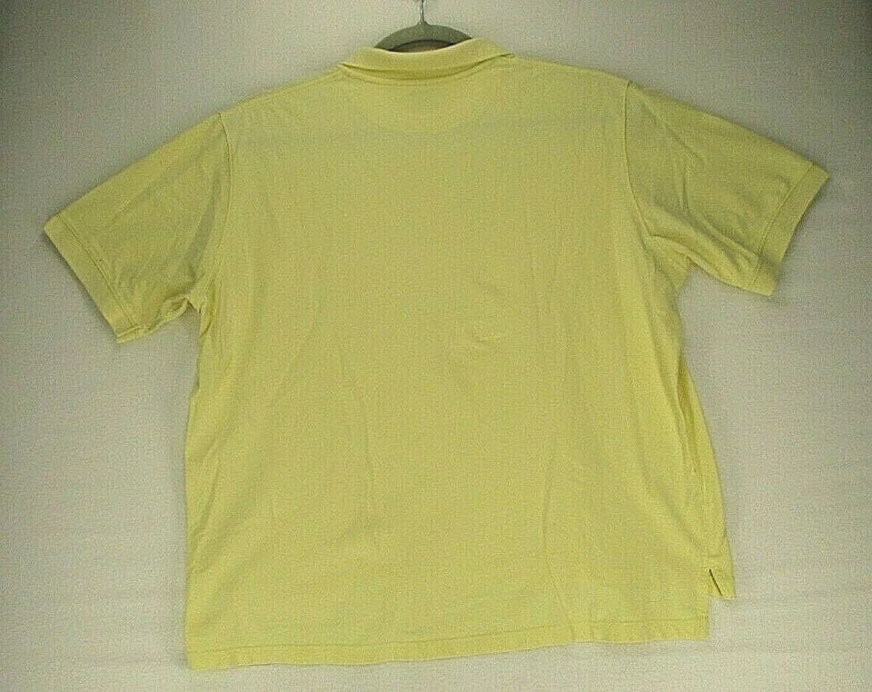 Camisa polo Field Gear para hombre X-grande amarilla color liso mezcla de algodón Foto 4 de 4