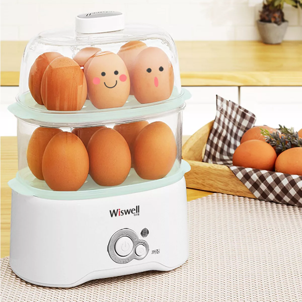 4 Eggs Boiler Steamer Multi Function Rapid Electric Egg Cooker