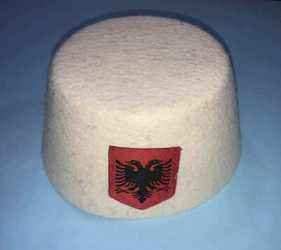 NEW ALBANIA KOSOVA KIDS HAT CAP QELESHE PLIS-HANDMADE-TRADITIONAL FOLK WOOL HAT