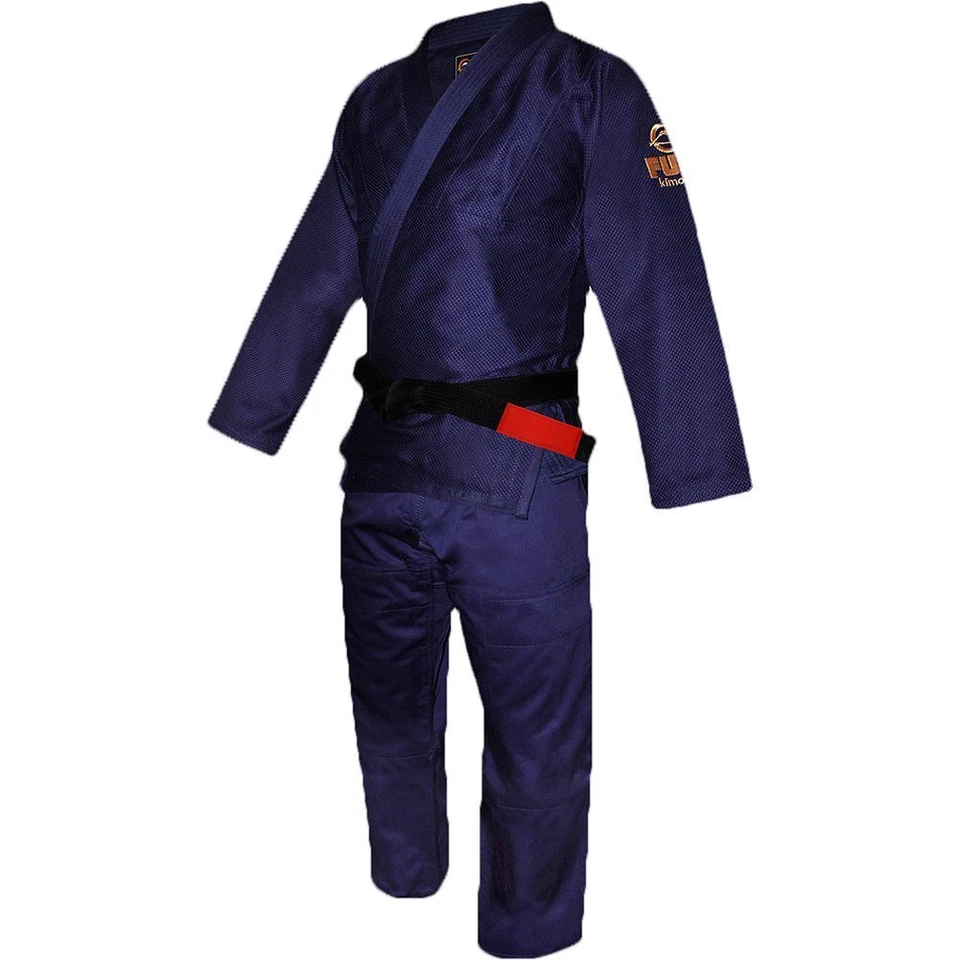 New Fuji Sports All Around Mens Brazilian Jiu Jitsu Gi Jiu-Jitsu BJJ - Navy Blue - Image 2 of 4