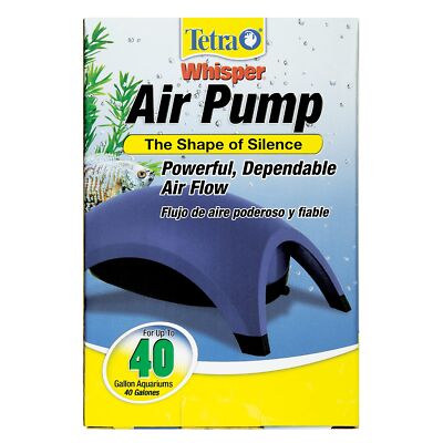 Whisper Air Pump, for Aquariums, Powerful Airflow, Non-Ul Listed