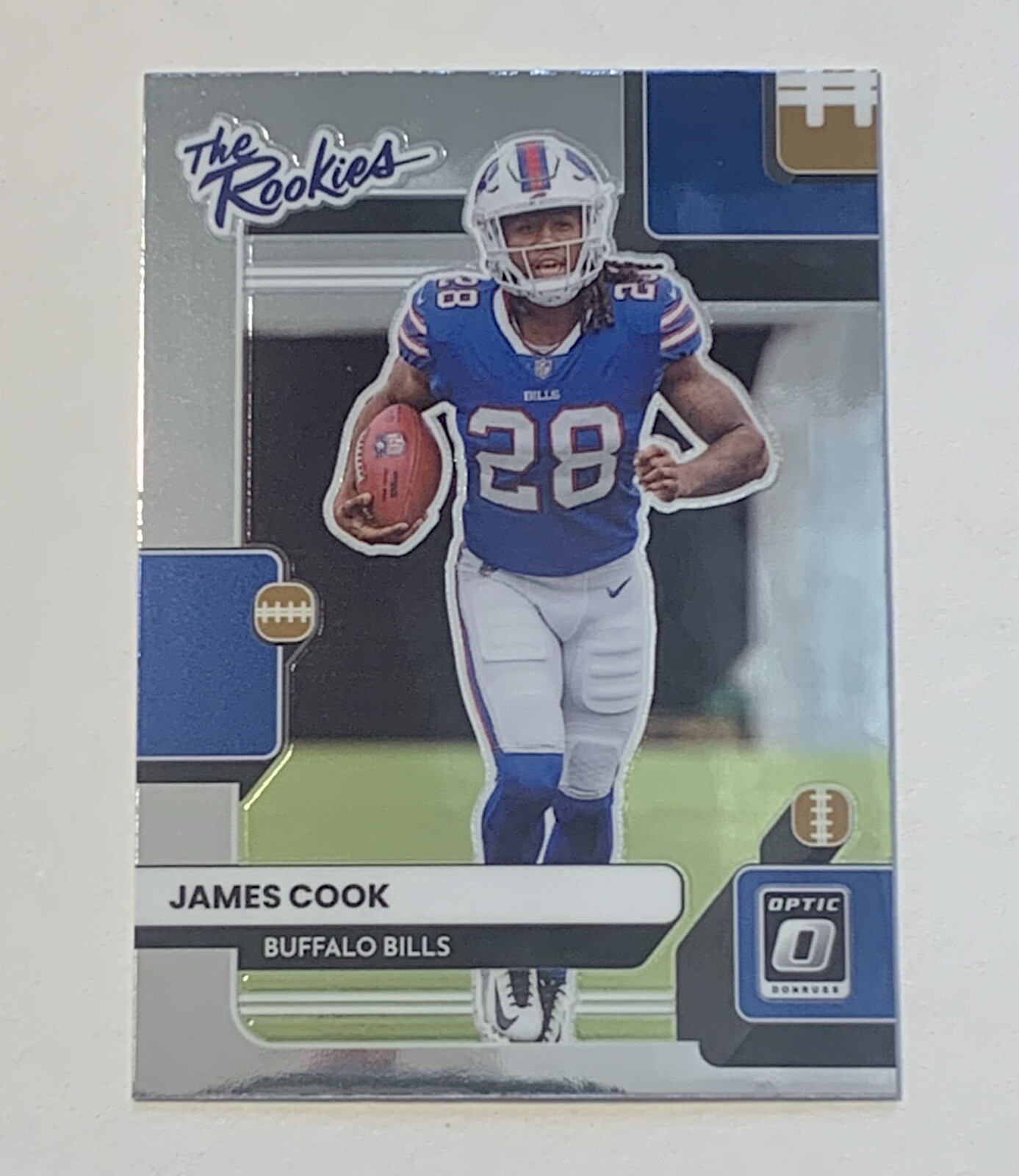 2022 Panini Donruss Optic James Cook The Rookies #TR-20 Buffalo Bills