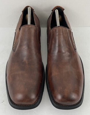 Bed Stu Astin Loafers Men\'s Size 8.5 Brown Leather Rivet Detail Casual Shoes bed stu loafers products for sale | eBay main image 2