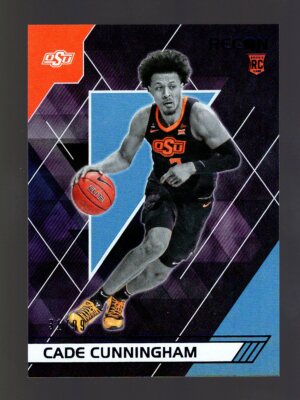 2021-22 CHRONICLES RECON BLUE #121 CADE CUNNINGHAM RC 31/99 DETROIT PISTONS