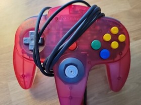 Authentic Clear Red Watermelon Nintendo 64 N64 Console OEM *REGION FREE*