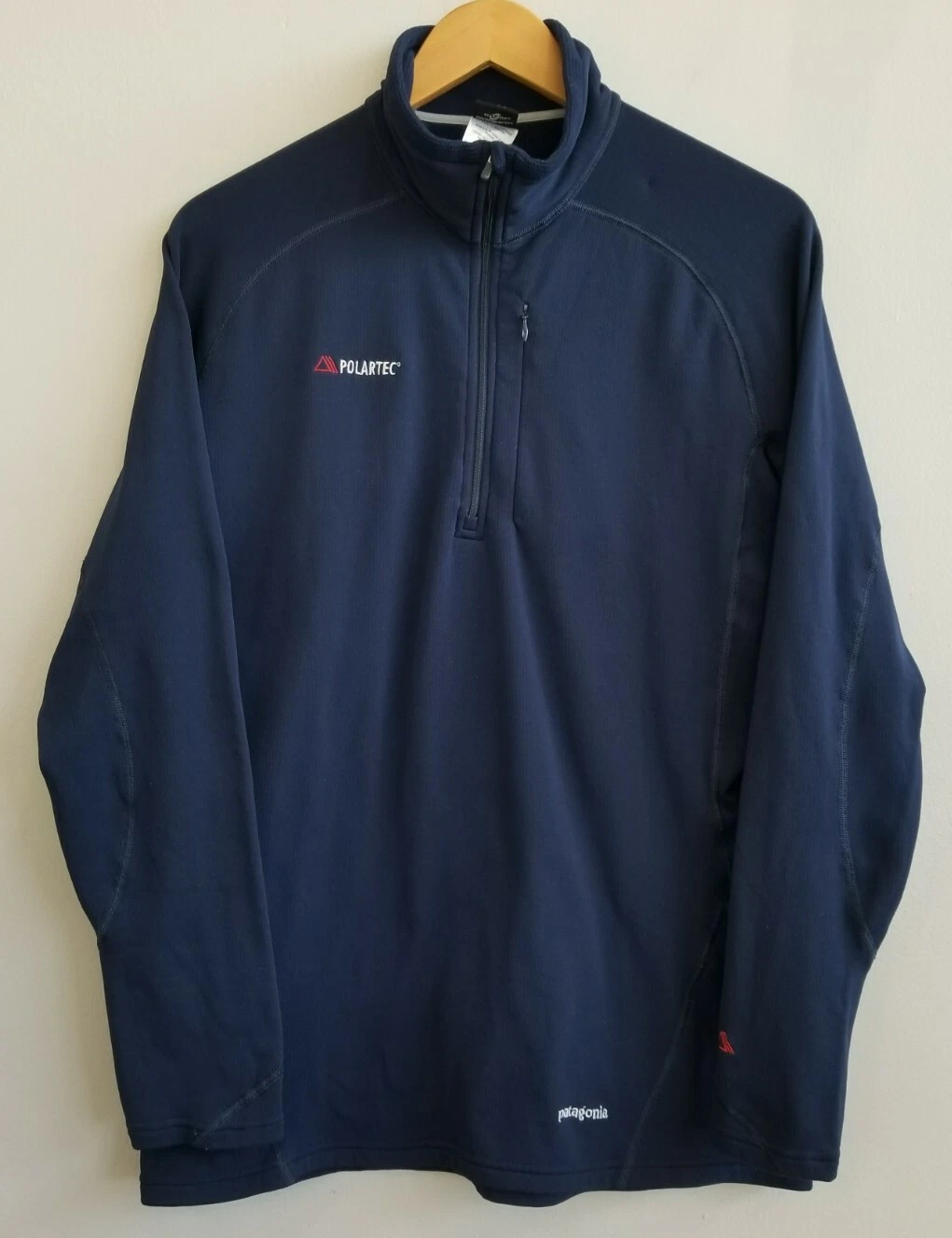 Patagonia Capilene Polartec Performance Base Layer Top 1/4 Zip Blue Men's Large