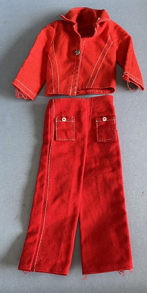 Vintage Ken Fashion 7762 Red Suit - Best Buy 1974 - COMPLETE Set