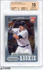 Will Middlebrooks RC BGS 10: 2012 Panini Prizm Pristine Rookie Card #168 POP 2