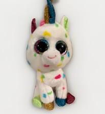 Velve Ty 2020 Multicolor Eyes HARMONIE The Unicorn Plushie 2022 Glitter