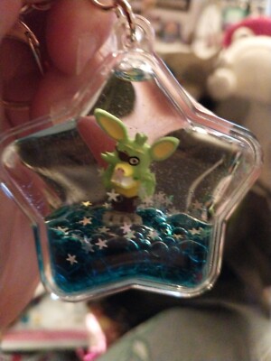 Five Nights at Freddy s FNAF BLACKLIGHT FOXY Tsunameez Floating Acrylic Keychain