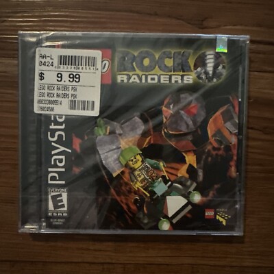 Rare Vintage Lego Rock Raiders PlayStation One PS1 2000 Sealed New Video  Game 663338005514|