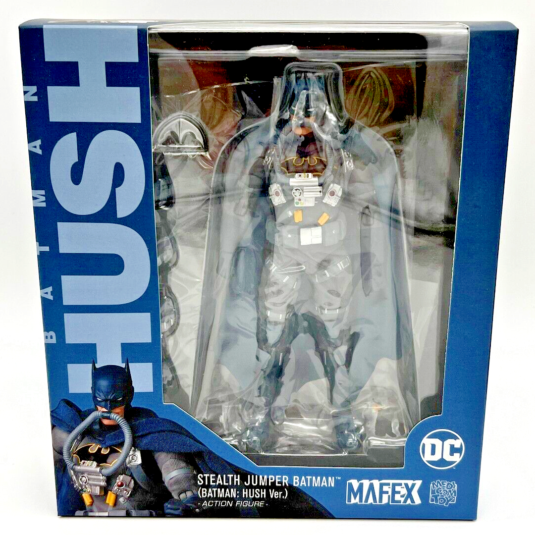 DC Comics Hush STEALTH JUMPER BATMAN Mafex #166 Action Figure 
