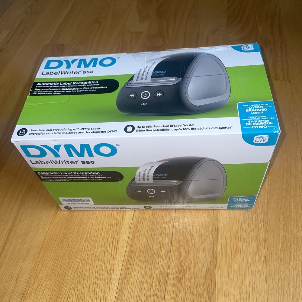 DYMO LabelWriter 550 Series Label Printer with Dymo-Branded Label Compatibility