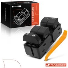A-Premium Power Window Switch Front Driver for Ford F-150 2011-2019 w/ 5 Button