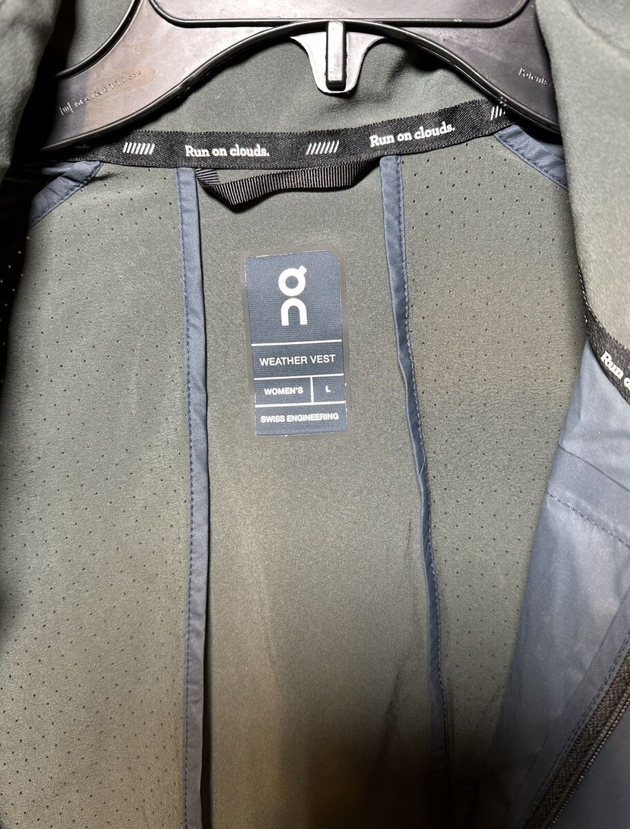 On Running Women's Weather Vest Size L | eBay On Running Women's Weather Vest Size L | eBay
