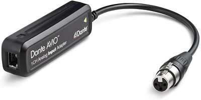 Audinate Dante AVIO   Analog Input Adapter 1-Channel