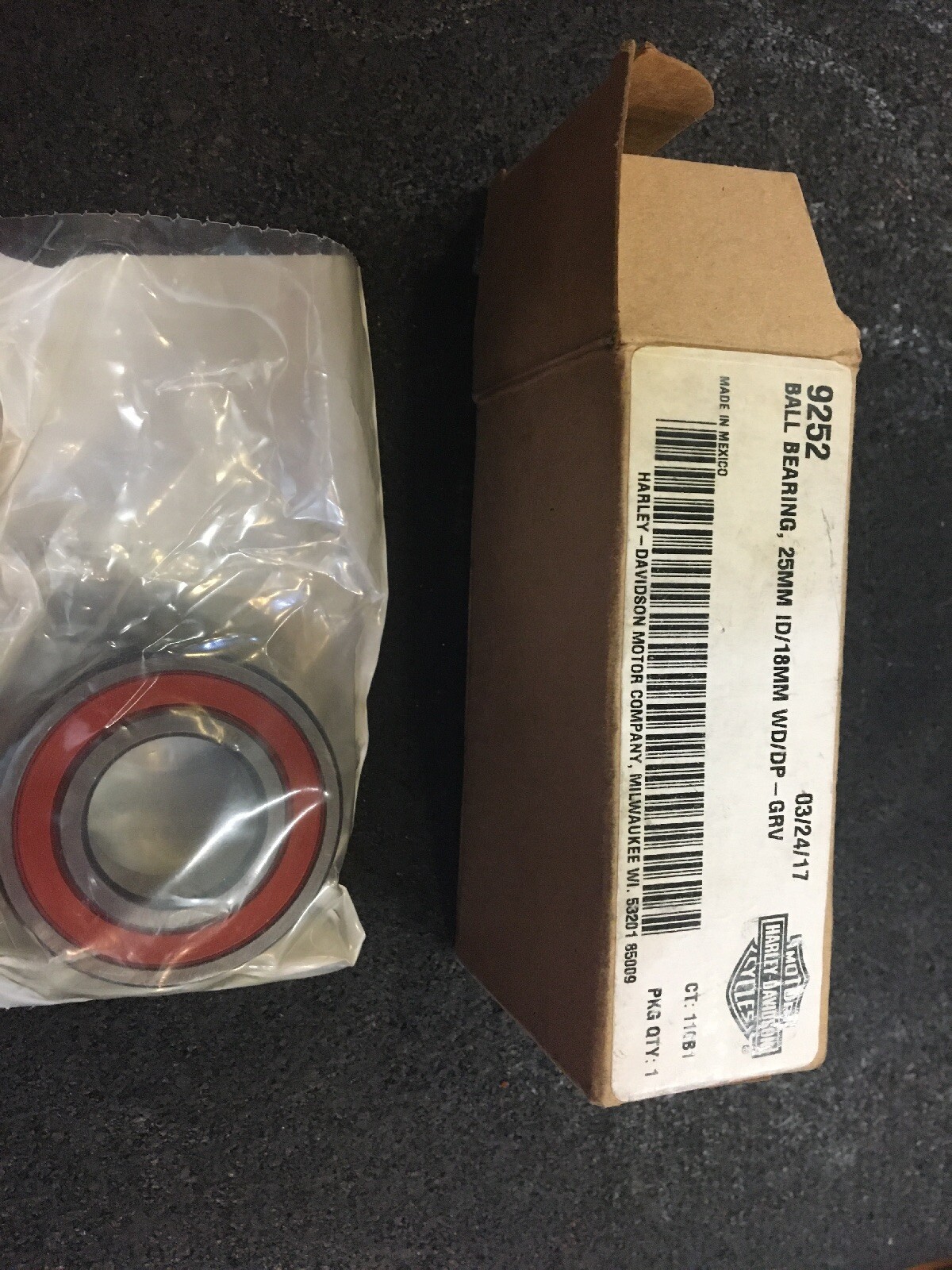 Harley Davidson OEM 25mm ABS Wheel Bearing 9252 eBay