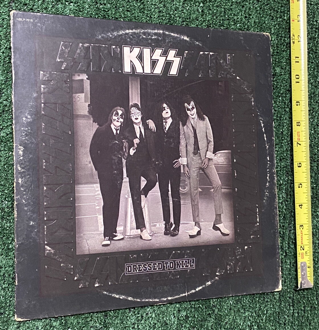 Vintage KISS Rock Band Vinyl Records LP Album Collection  -image