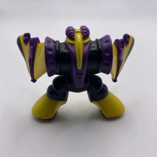Mini Figura Vintage Galoob Micro Machines ZBot 1993✅ Hojas/Alas Púrpura Amarillo - Imagen 2 de 4