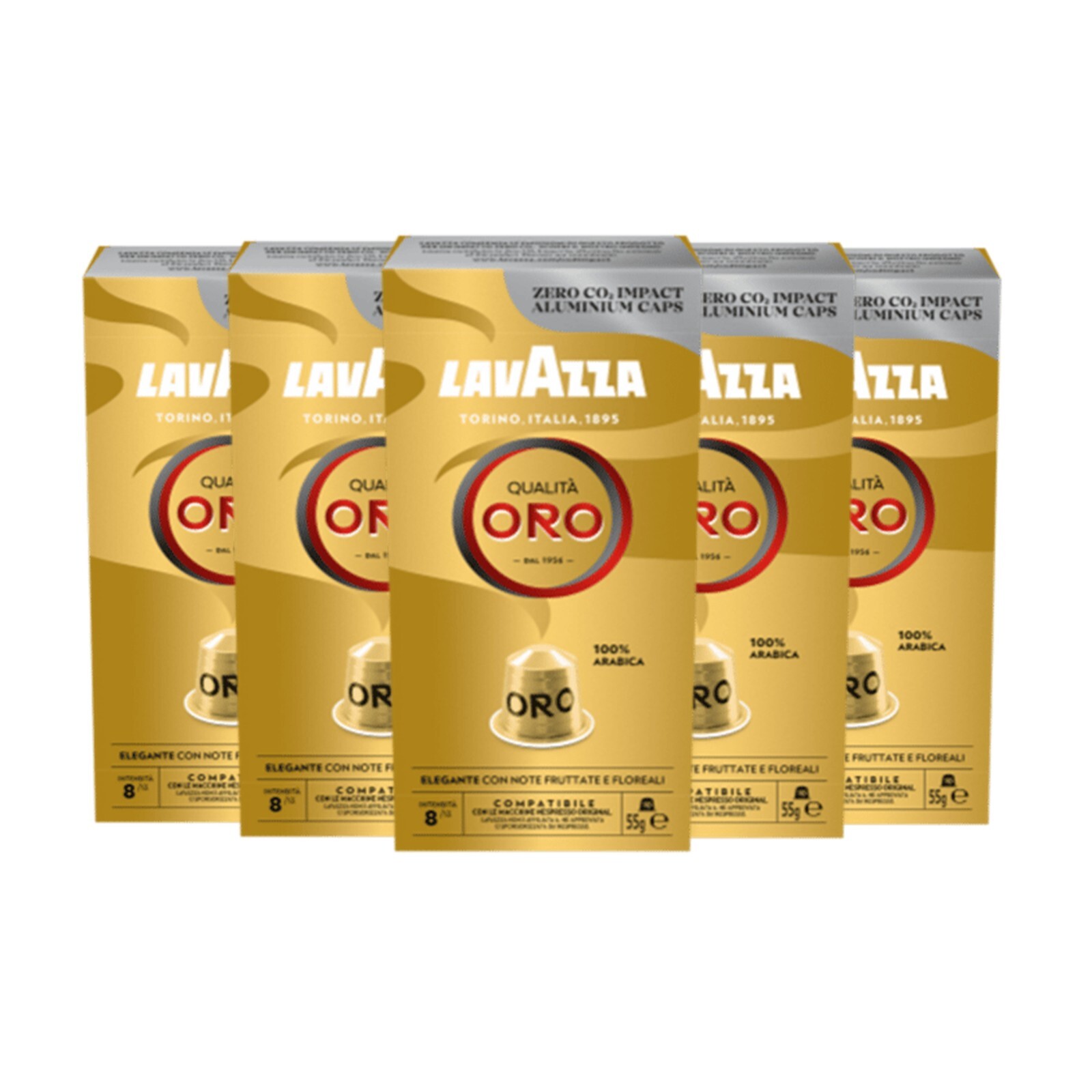 Lavazza Qualita Oro 5x10 (50) Nespresso compatible coffee pods