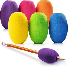 Egg Pen-Pencil Grips for Kids and Adults Colorful, Cushioned Holders for Hand...