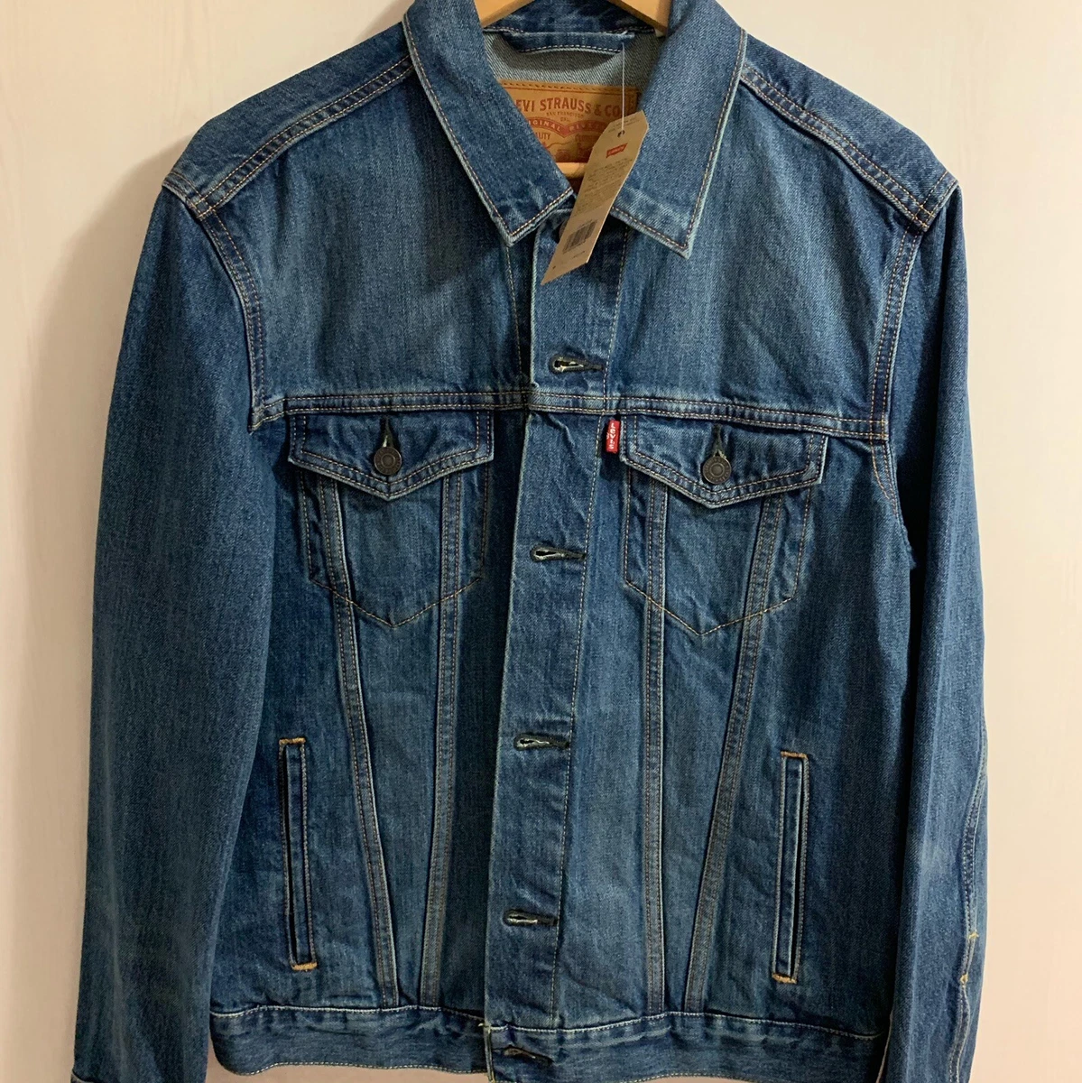 Cazadora vaquera Levis azul para hombre 