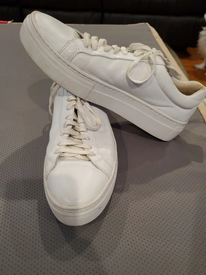 Zapatillas Vagabond Para Mujer Zoe Blancas Moda EE. UU. Talla 8.5 Zapatos Usados en Excelente Condición Foto 4 de 4