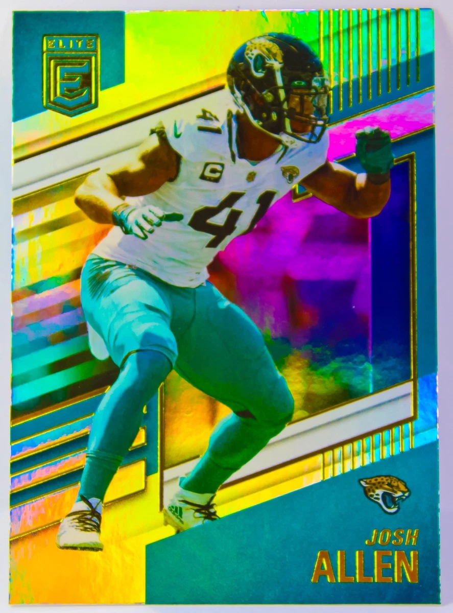 Josh Allen 2022 Donruss Elite Football Holo Foil Refractor Card