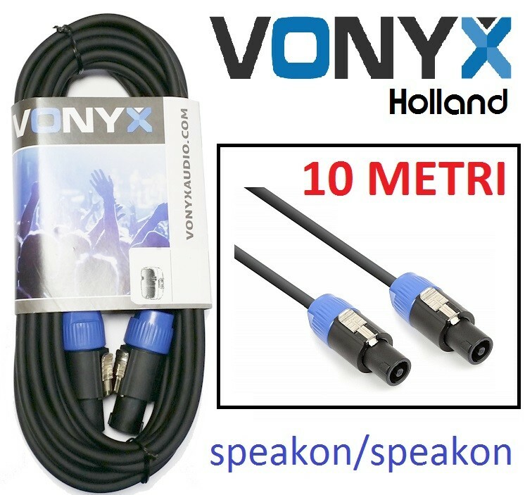 CAVO SPEAKON M. + SPEAKON M. 10 METRI CASSE ACUSTICHE PASSIVE AMPLIFICATORE NL2