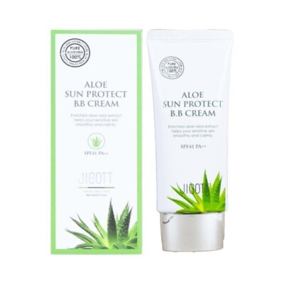 Jigott Aloe Sun Protect BB Cream SPF41 PA++ Natural Beige 50ml 1.69oz KB040