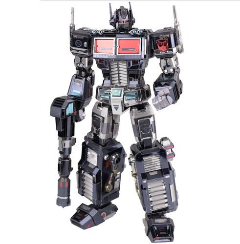 Transformers G1 Leader Grade Optimus Premières Full Version Black 3D Metal Model - Picture 2 of 5