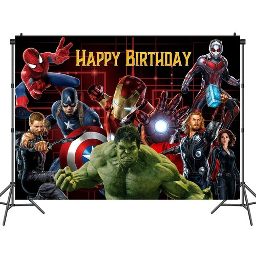 Avengers Superhero Tableware Party Supplies Kids Birthday Decoration - Picture 47 of 52