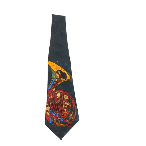 Duomo Milano Men's Tie Hand Made High Fashion Musical Instrument