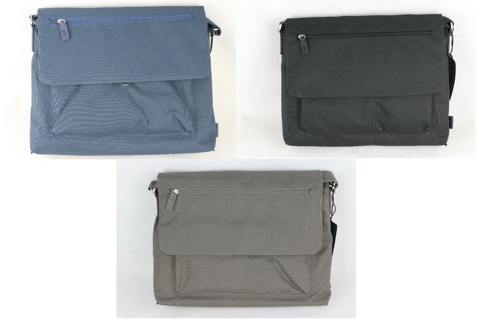 Jost Bergen Umhängetasche (Shoulder Bag) L, Navy / Taupe / Black