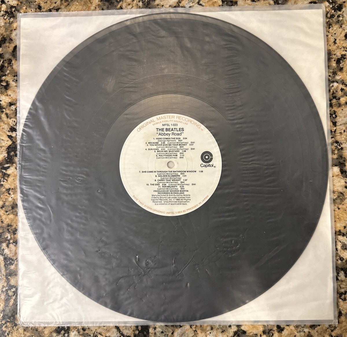 MFSL THE BEATLES Mobile Fidelity ABBEY ROAD Original Master