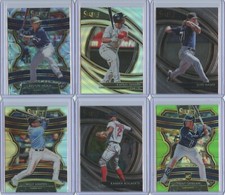2020 Panini Select 12 Card Lot Inc. Hiura Scope Prizm, Devers Premiere Silver