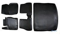 Kofferraumwanne + Gummimatten Set Passend FüR Ford Focus Kombi 2011-2018